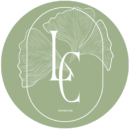 logo ovale initiales simple bordeaux